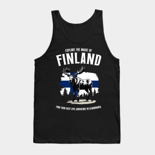 Explore The Magic Of Finland Tank Top